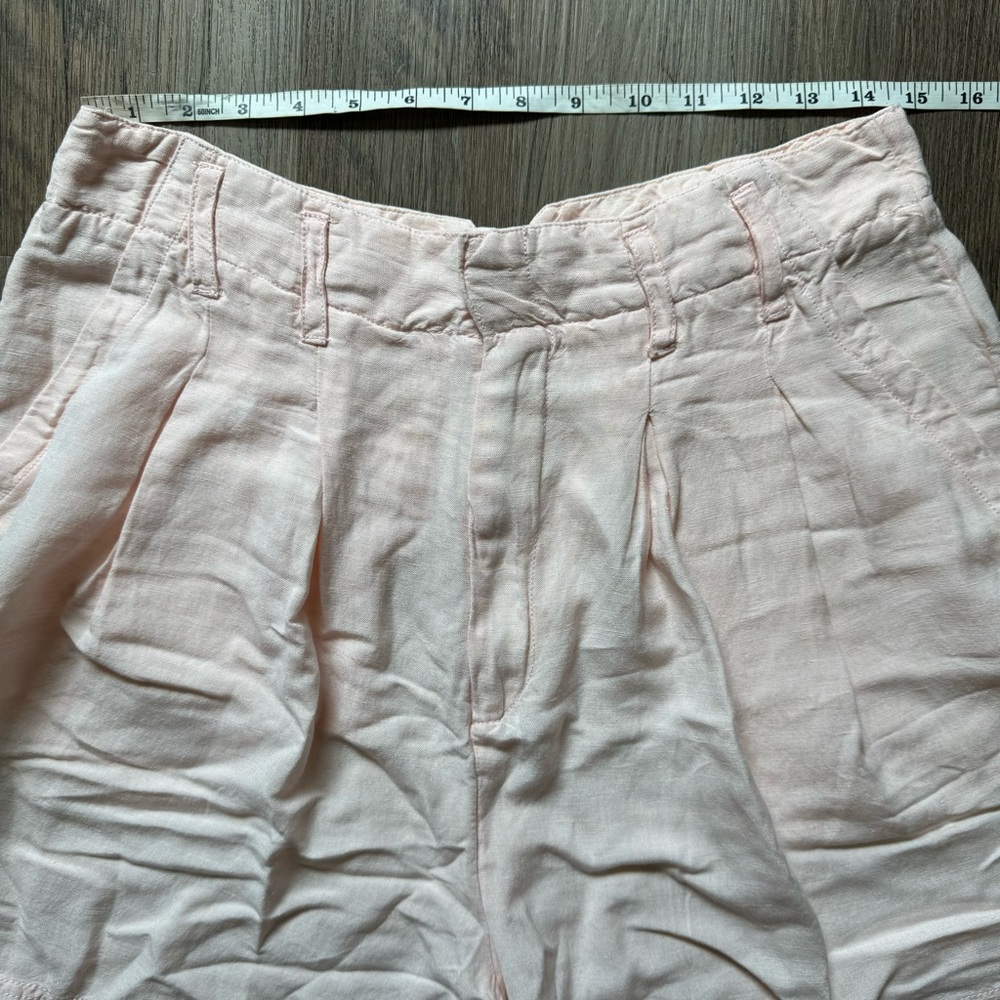 NWT Free People Calla Linen Trouser Shorts - Picture 5 of 13